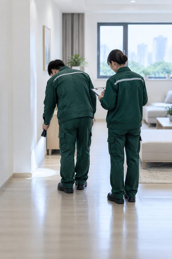 复检验收：施工后双人复检，确认虫口密度达标